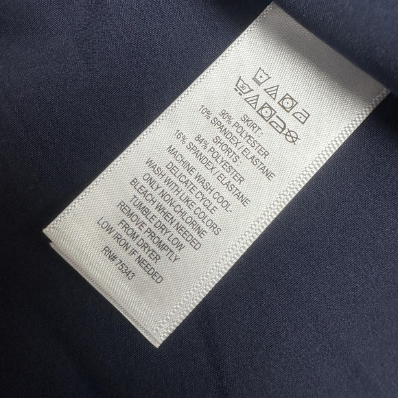 Tommy Bahama Skort Womens Large Blue Active Pleated Inner Shorts Golf Tennis NWT - Picture 7 of 9